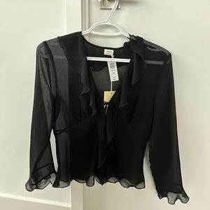 Brand New Wilfred Frenchy Blouse - Aritzia